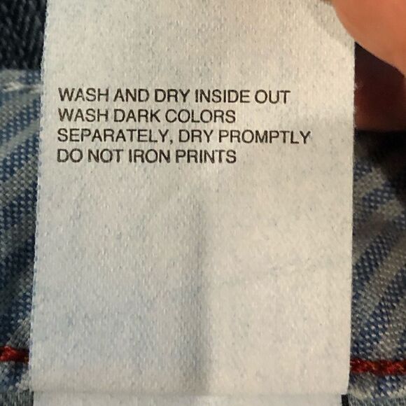 Tommy Hilfiger 10 Blue Denim Roll-up Cuff Cotton Shorts - Picture 6 of 8